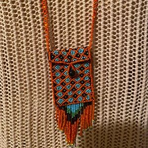Hand Beaded Necklace / Belt